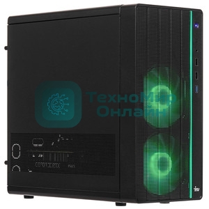 Компьютер IRU Tactio 310H6SEA MT i5 14400F (2.5) 32Gb SSD1Tb RTX5060 8Gb без ОС GbitEth 500W черный (RUS) (2164593)