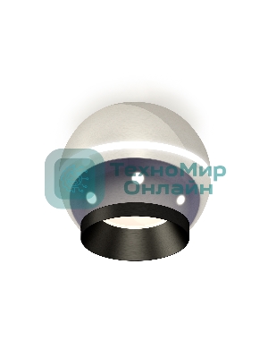 Светильник Ambrella Light XS1104001 PSL/PBK серебро полированное/черный полированный MR16 GU5.3 LED 3W 4200K (C1104, N7031)