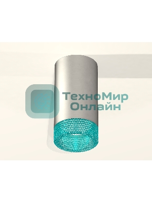 Светильник Ambrella Light XS6324021 SSL/BL серебро песок/голубой MR16 GU5.3 (C6324, N6153)