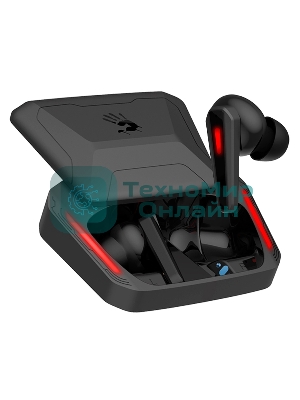 Гарнитура Bloody M70 чёрный-красный, беспроводная, Bluetooth, до 6 ч