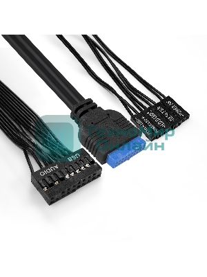 Компьютерный корпус Minitower ExeGate QA-412U-UNS400 (mATX, БП UNS400 с вент. 12см, 2хUSB+2хUSB 3.0, аудио, черный)