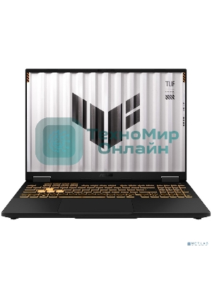 Ноутбук Asus TUF Gaming F16 FX608JH-RV065 серый Core i5 13450HX 16Gb SSD 512Gb NVIDIA GeForce RTX 5050 8Gb 16