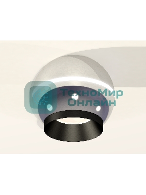 Светильник Ambrella Light XS1104001 PSL/PBK серебро полированное/черный полированный MR16 GU5.3 LED 3W 4200K (C1104, N7031)