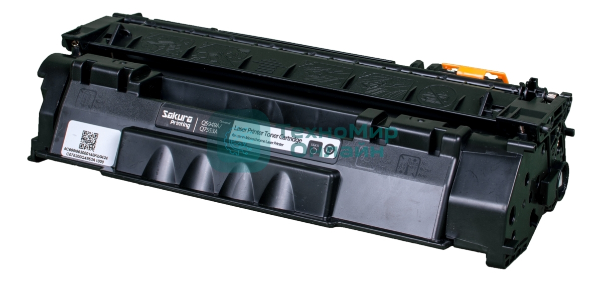 Картридж лазерный Sakura Q5949A/Q7553A для HP для HP P2014/P2015/M2727, LJ 1160/1320/3390/3392, черный, 2500 к.