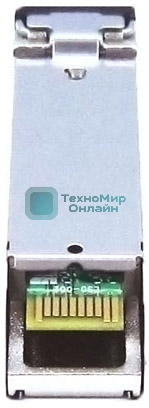 Оптический SFP Модуль OSNOVO GE, одно волокно SM, до 1,25 Гбит/c, LC, до 20км, Tx:1550/Rx:1310, DDM