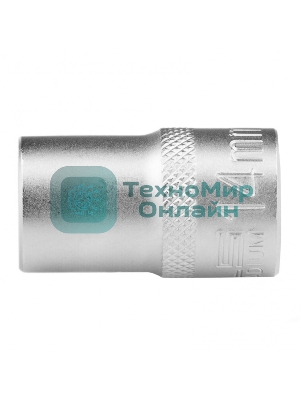 Головка торцевая Stels 14 мм, 12-гранная, CrV, под квадрат 1/2