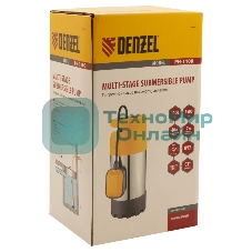 Погружной насос Denzel PH1100 (97234)  высокого давления, 1100Вт, подъем 40м, 5500 л/ч