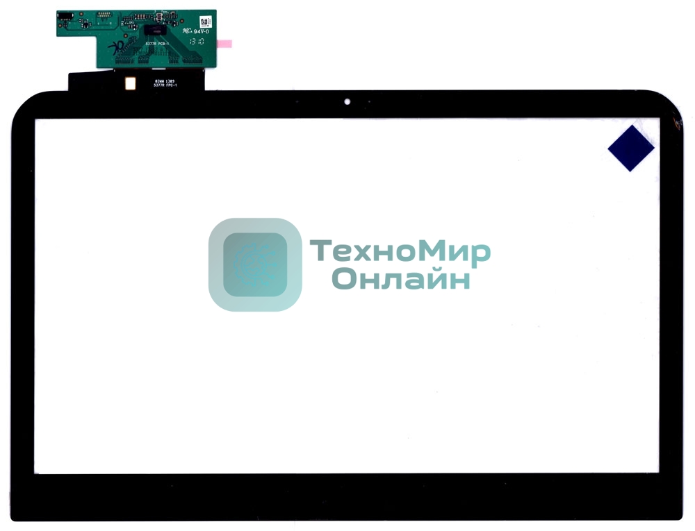 Сенсорное стекло (тачскрин) для Dell 5377R PCB-1 черный