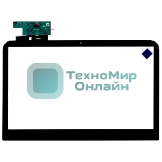 Сенсорное стекло (тачскрин) для Dell 5377R PCB-1 черный