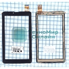 Сенсорное стекло (тачскрин) ZYD070-237, черное