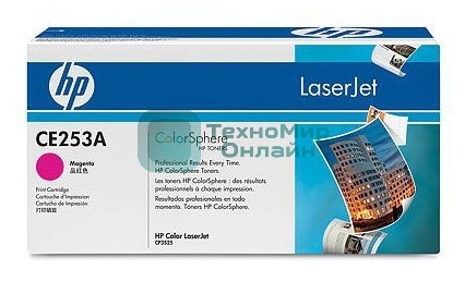 Картридж лазерный HP CE253A пурпурный CLJ CM3530/CP3525 (7000 стр.)