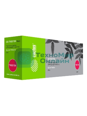 Картридж лазерный Cactus CS-TK8315K черный (12000 стр.) для Kyocera FS-Taskalfa-2550CI