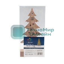 Деревянная фигурка Neon-night с подсветкой 