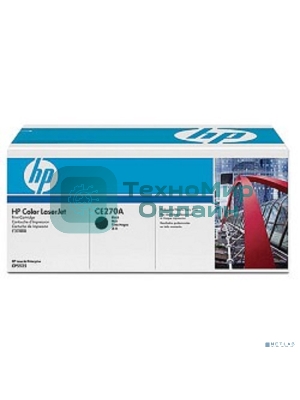 Картридж лазерный HP CE270A черный для Color LaserJet Enterprise CP5525 13500 стр.
