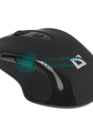 Мышь беспроводная Defender Prime MB-053 черный, 1600 dpi, радиоканал, USB, кнопки - 6
