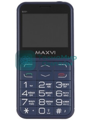 Мобильный телефон Maxvi B231 синий