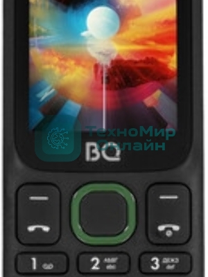 Мобильный телефон BQ 2440 Step L+ черный/зеленый