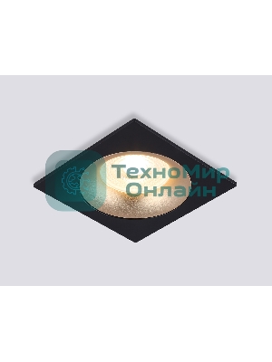 Светильник встраиваемый Ambrella light TN102730 BK/GD черный/золото GU5.3 92*92*23