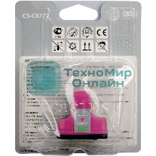 Картридж струйный Cactus CS-C8772 №177 пурпурный (11,4 мл) для HP PS 3213/3313/8253/C5183/C6183/C6283/C7183/C7283/C8183/D7163/D7263/D7363/D7463