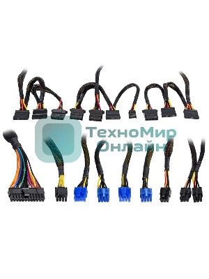 Блок питания ExeGate 650PPX RTL (EX259612RUS-S), 650Вт, 140мм, черный