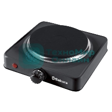 Плита настольная электрическая Sakura ПЭ-01В 1000Вт 154мм 1конф/диск