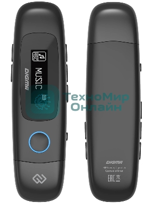 Плеер Flash Digma U4 8Gb черный/0.91