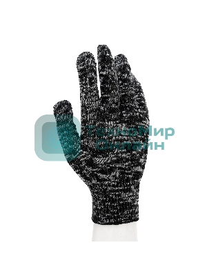 Перчатки трикотажные, меланж, 10 класс Россия