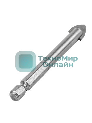 Сверло по керамической плитке и стеклу Matrix, 10 мм, 6-гр хвостовик