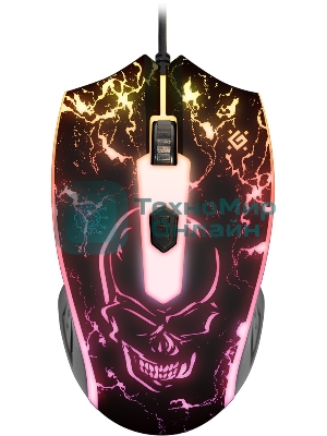 Комплект клавиатура+мышь Defender Aura MKP-117 проводной, USB, 2400 DPI, черный