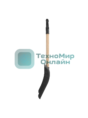 Лопата для уборки снега Sparta полипропиленовая, 275х365х870 мм, деревянный черенок,