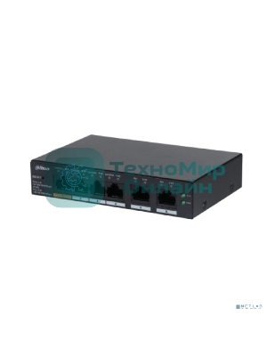 Коммутатор Dahua DH-CS4006-4GT-60 (L2) 4x1 Гбит/с 2xКомбо(1000BASE-T/SFP) 60W управляемый