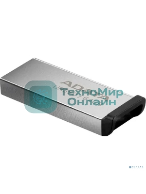 Флешка USB ADATA UR350 (UR350-64G-RSR/BK), 64Gb, USB 3.2, R/W 100/15, серебристый/черный