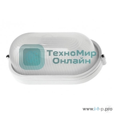 Светильник НПП 1401 60Вт E27 IP54 бел. овал IEK LNPP0-1401-1-060-K01