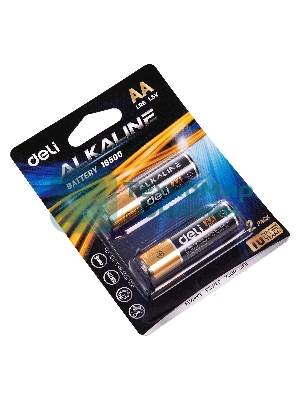 Батарея Deli E18500 AA (2шт) блистер