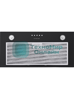 Вытяжка встраиваемая Maunfeld Crosby Singl 60 черный, 60 см, 850 куб. м/ч, 48 дБ