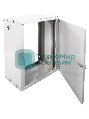 Шкаф телекоммуникационный настенный разборный 15U (600х520) дверь металл, ШРН-Э-15.500.1