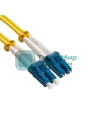Патч-корд волоконно-оптический ExeGate FC-D-9-LC-LC-2M-LSZH (Шнур ВО SM 9/125 (OS2/G.652.D), LC/UPC-LC/UPC, Duplex, LSZH, 2м)