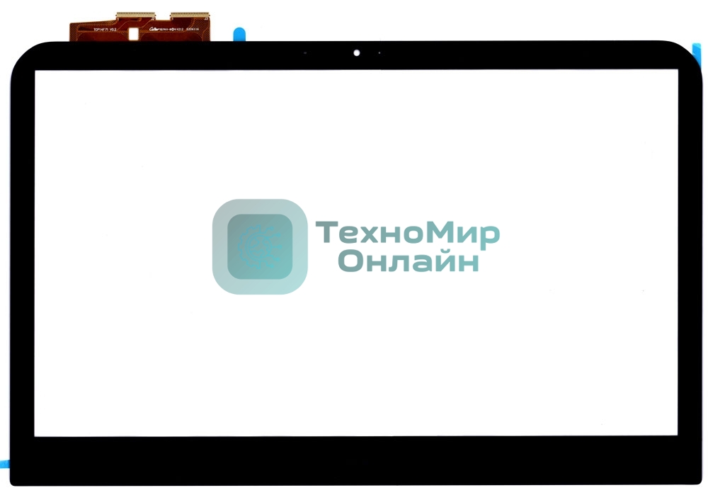 Сенсорное стекло (тачскрин) для Dell TCP14F71 V0.2, черный