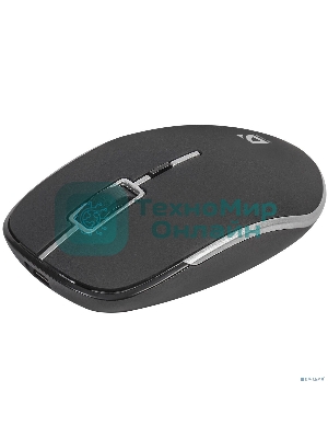 Мышь беспроводная Defender Hit MB-775 черный, 1600 dpi, радиоканал, USB, кнопки - 4