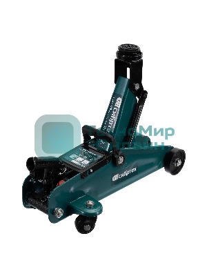 Домкрат гидравлический подкатной Сибртех2 т, 135-320 мм