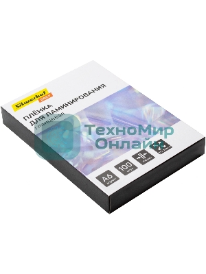 Пленка для ламинирования Silwerhof 100мкм A6 (100 шт) глянцевая 111x154 мм Daily