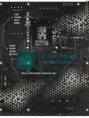 Материнская плата ASUS ROG STRIX B760-A GAMING WIFI, LGA 1700, Intel B760, 4xDDR5, 4xSATA, 3xM.2, 1xPCIe 5.0 x16, 1xPCIe 3.0 x4, 1xHDMI, 1xDP, 1x 2.5Gb LAN, 1xUSB-A 3.2 Gen 2, 2xUSB-A 3.2 Gen 1, 4xUSB 2.0, 5x3.5 мм, 7.1, Standard-ATX