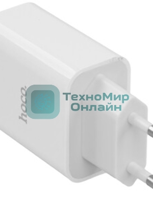 Сетевое зарядное устройство HOCO HC-66076 C97A/PD + QC 3.0/2 USB: Type-A + Type-C/Выход: 5V_9V_12V, 20W/белый