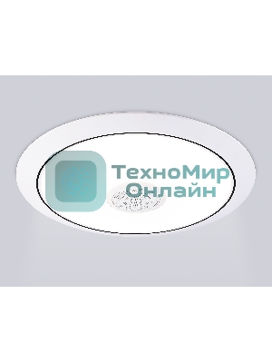 Музыкальный светодиодный светильник Ambrella light FZ710 WH белый IP20 40W 3000-6500K+RGB Music 370*56 (ПДУ ИК)