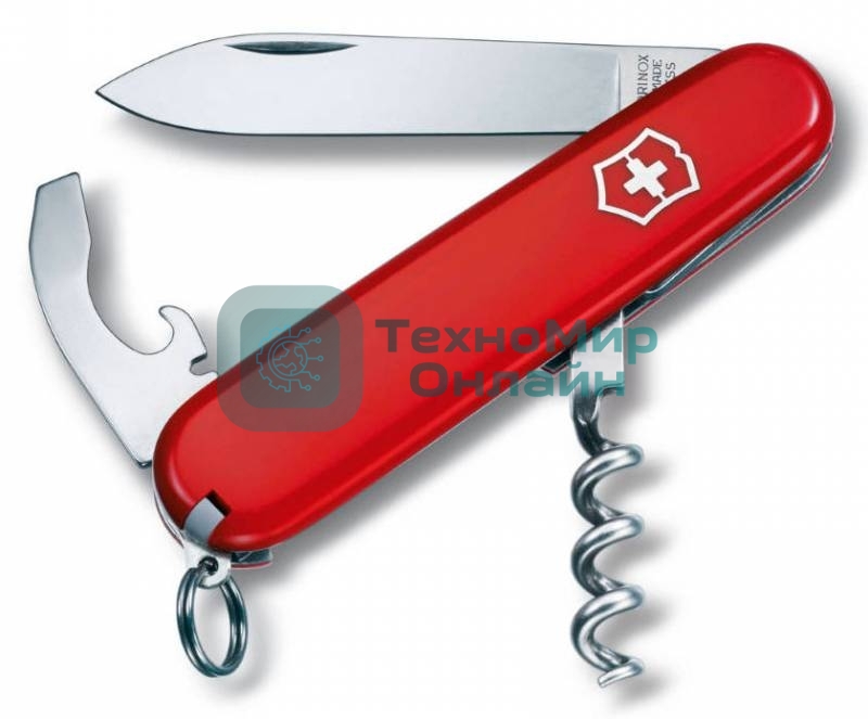 Нож перочинный Victorinox Waiter (0.3303) 84мм 9 функций красный карт.коробка