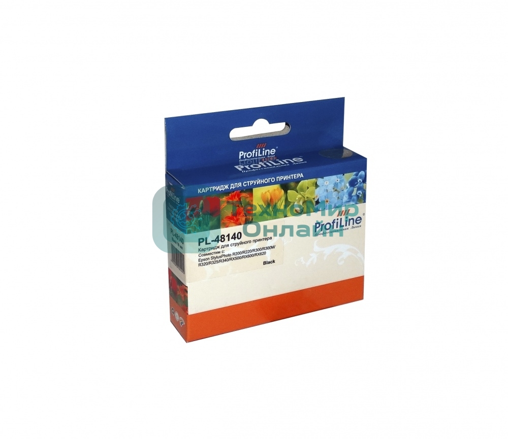 Картридж струйный ProfiLine PL-T0481 для принтеров Epson StylusPhoto R200/R220/R300/R300M/R320/R325/R340/RX500/RX600/RX620 Black водн