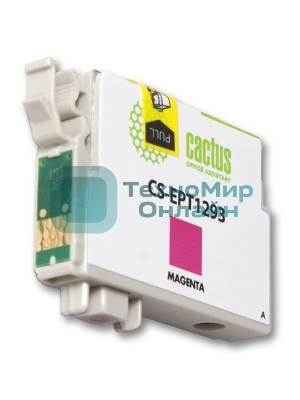 Картридж струйный Cactus CS-EPT1293 (T1293) пурпурный (10 мл) для Epson Stylus Office B42/BX305/BX305F/BX320/BX525/BX625/SX420/SX425
