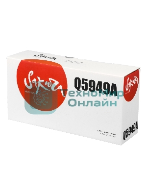 Картридж Sakura Q5949A для HP для HP P2014/P2015/M2727, черный, 2500 к.