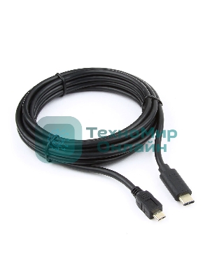 Кабель Cablexpert CCP-USB2-mBMCM-10 USB2.0 microBM/USB3.1TypeC, 3м, 