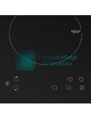 Индукционная варочная панель Maunfeld EVI.292-BK, конфорок: 2 шт., стеклокерамика, независимая, черный